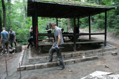 Umrandung an der Rausche